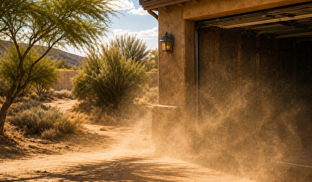 Dust, Grit and Wind: Keeping Garage Door Tracks Clean in the Desert